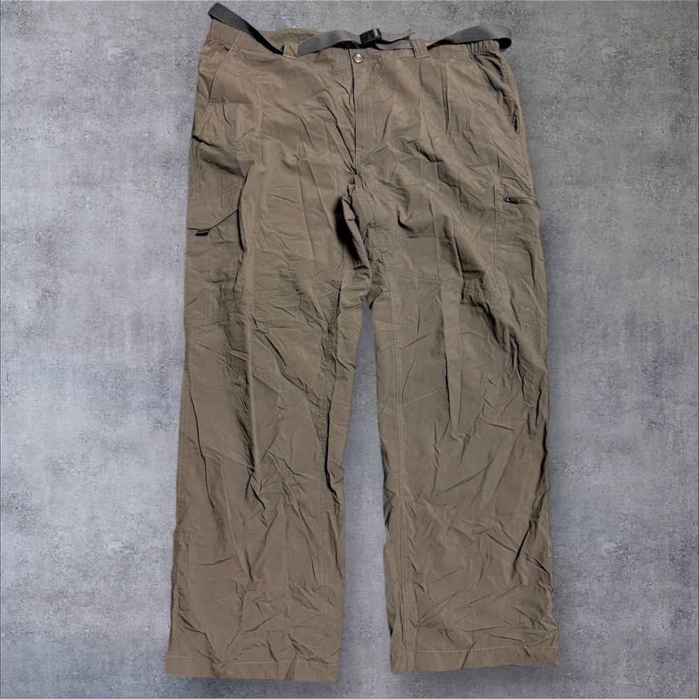 Columbia Hiking‎ Pants Mens 42x30 Brown Cargo Omni Shade Nylon Outdoor Gorpcore